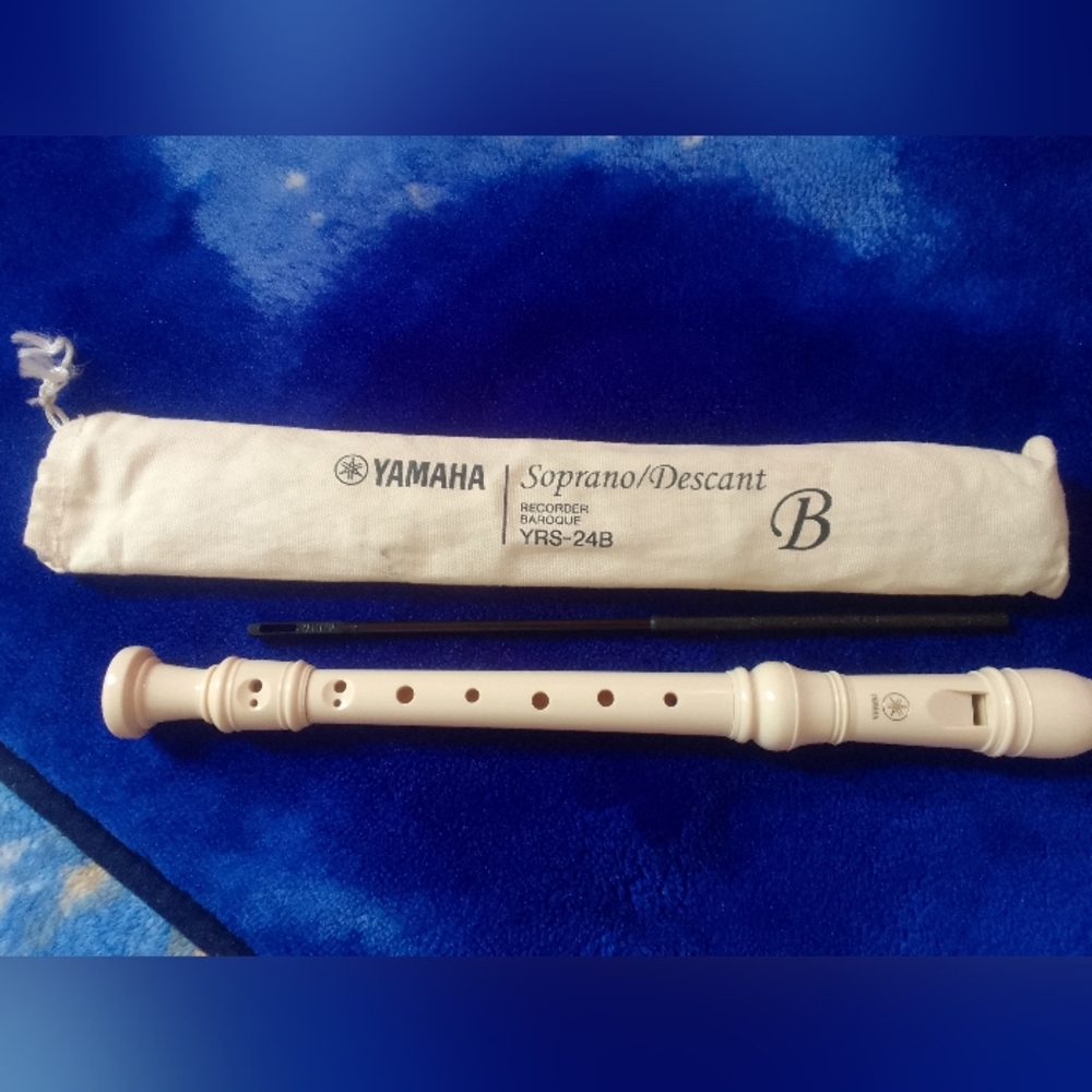 YAMAHA Soprano Descant Recorder Baroque YRS-24B with bag